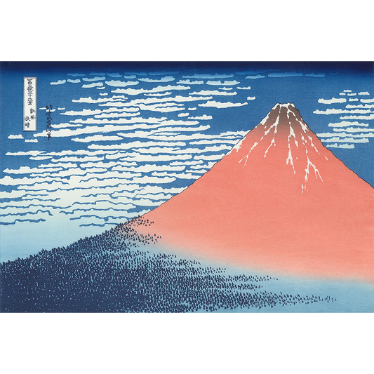 Hokusai "South Wind, Clear Sky" aka Red Fuji -Thirty-six Views of Mt.Fuji-