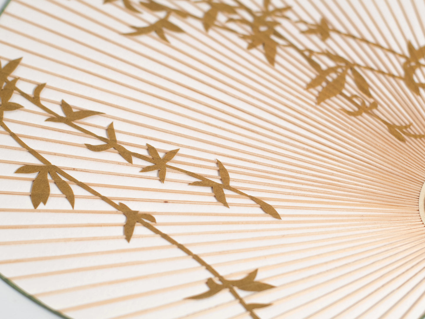 Kyo Uchiwa – Yanagi (Willow) with Stand