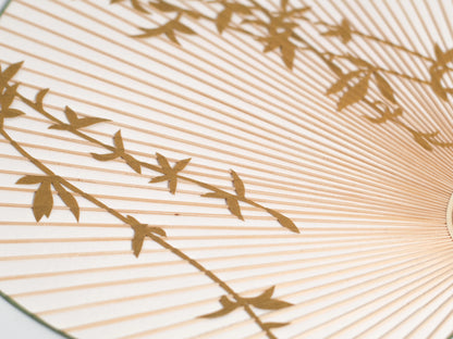 Kyo Uchiwa – Yanagi (Willow) with Stand
